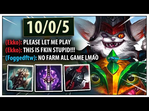 I Froze Top Lane the ENTIRE GAME in CHALLENGER... And Here's How: - League of Legends