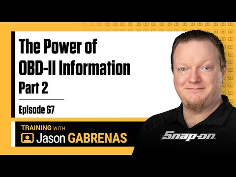 Snap-on Live Training Episode 67 - The Power of OBD-II Information Part 2