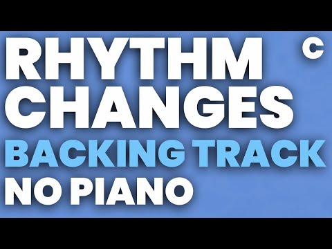 Rhythm Changes in C Backing Track Swing 180 bpm Brushes - NO PIANO