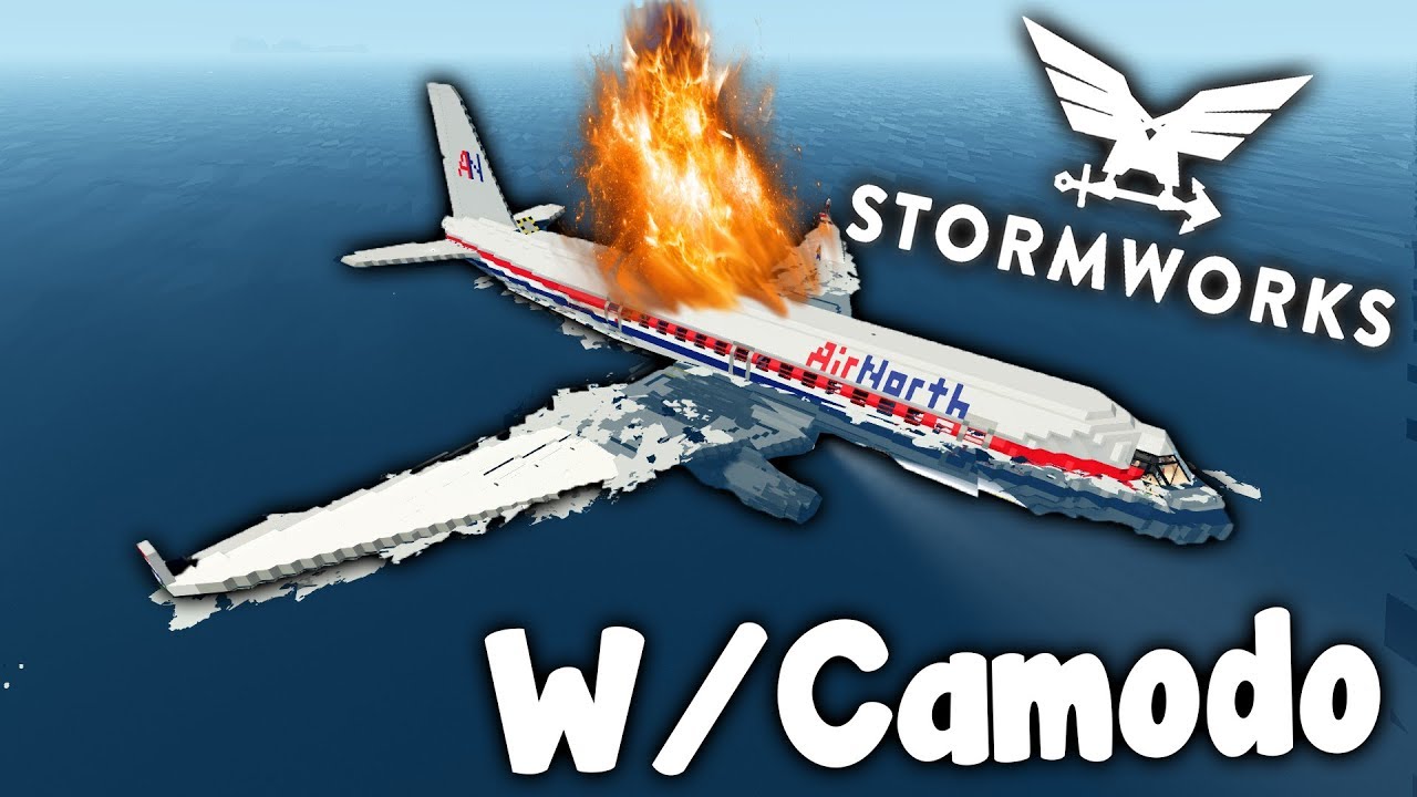 AIRLINER EMERGENCY With Camodo!  -  Stormworks: Build and Rescue  -  Multiplayer