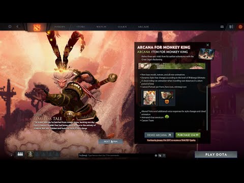Monkey King ARCANA Introduction - Dota 2
