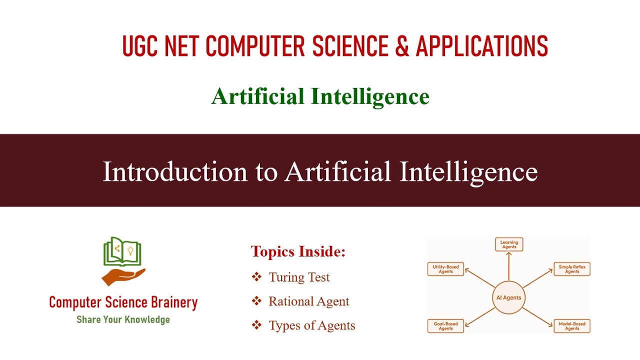 Introduction to AI | Artificial Intelligence | Unit 10-1 | UGC NET Computer Science