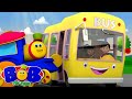 Yellow Wheels On The Bus Bob The Train Nursery Rhymes Videos For Babies Kindergarten Songs