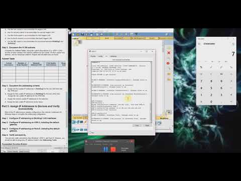 8.2.1.4 Packet Tracer - Designing and Implementing a VLSM Addressing Scheme