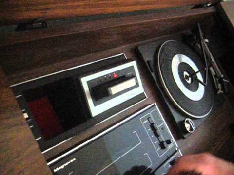 Vintage Magnavox Stereo Console - 8 Track Demo