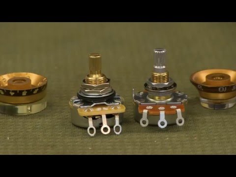 Do It Yourself - Choosing The Right Pots And Knobs For Your Guitar (Courtesy of Stewmac)