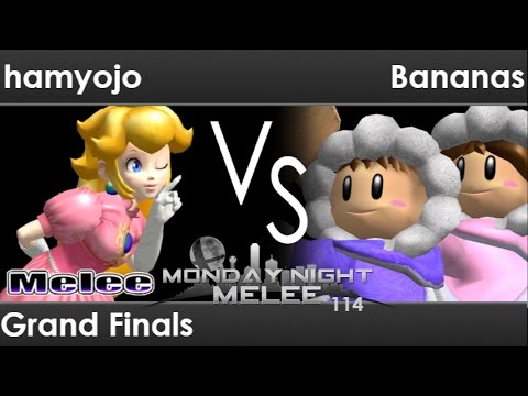 MNM 114 - FX | hamyojo (Peach, C Falcon) vs SWG | Bananas (ICs) Grand Finals - Melee