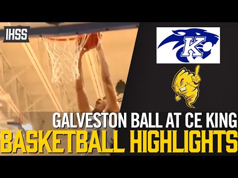 Galveston Ball at CE King - 2023 Week 16 Basketball Highlights