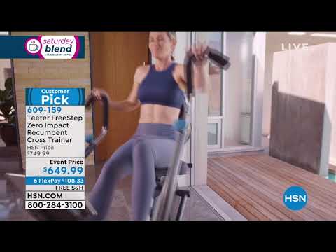 Teeter FreeStep Zero Impact Recumbent Cross Trainer