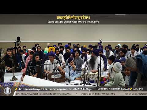 003 Bhai Sujaan Singh Jee Toronto - Nov 2022 Raensabaayee Keertan