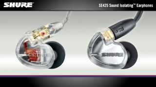 Shure SE425-CL Sound Isolating Earphones in Clear | IDJNOW