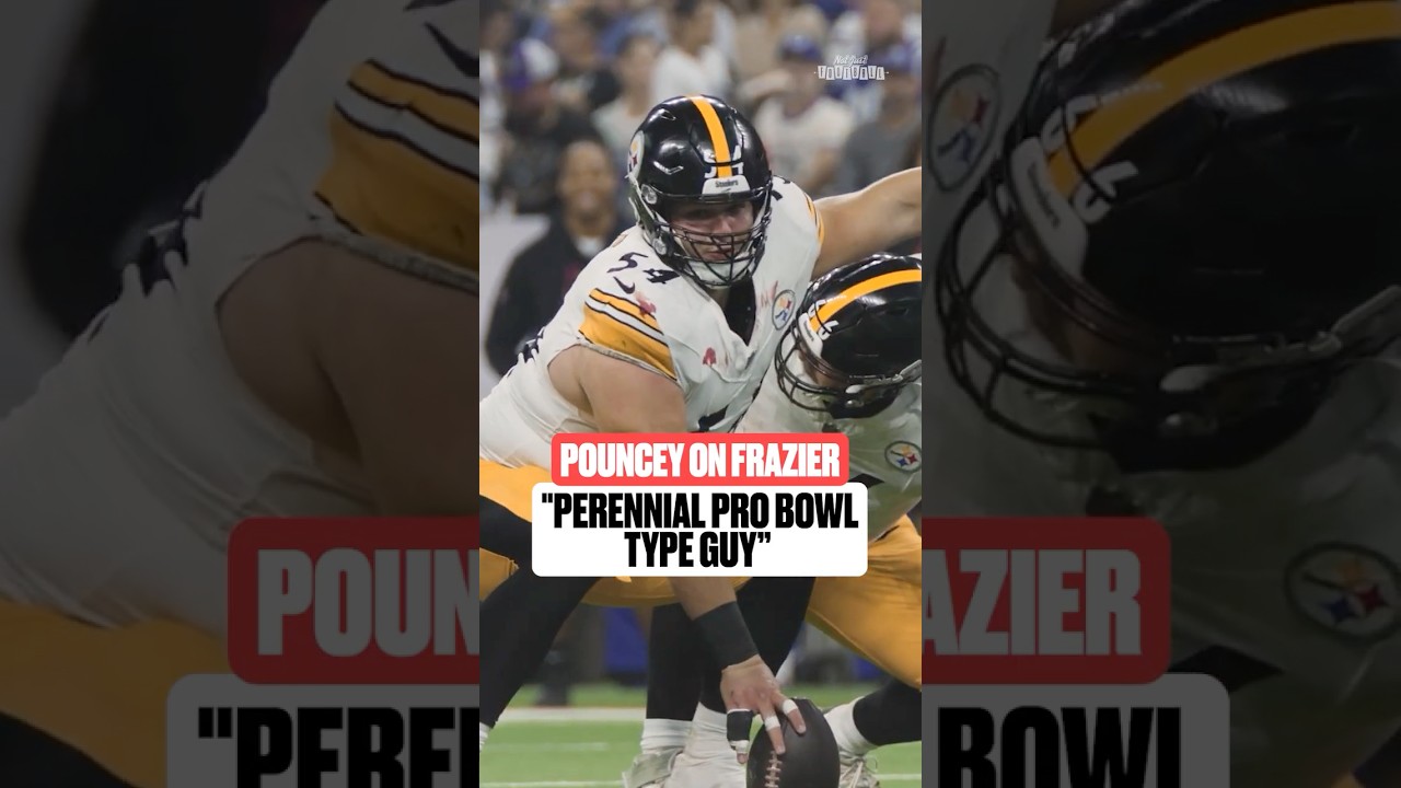 Maurkice Pouncey passing the torch to Zach Frazier 🤝🔥 #steelers #nfl #pittsburghsteelers