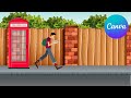 Cartoon Animation Videos Tutorial In Canva
