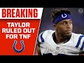 Colts RB Jonathan Taylor RULED OUT for TNF due to ankle injury | CBS Sports HQ