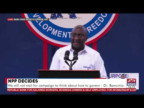 A govt that promised new jobs is instead destroying jobs Ghanaians created for themselves - Bawumia