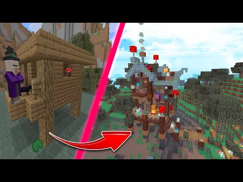 Minecraft WITCH Hut Makeover! 🔮