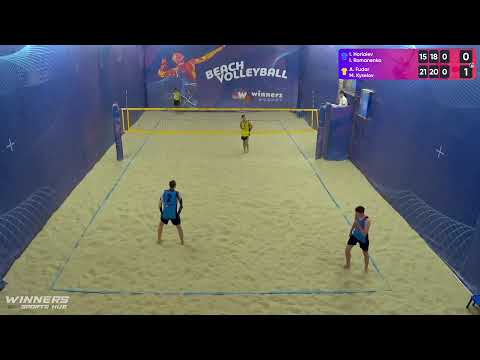 14:35 I.Horiaiev / I.Romanenko  - A.Fudar / M.Kyselov |Winners Beach Volleyball