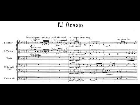 Gustav Mahler: Symphony 9 - Adagio (Bernstein) [Score]
