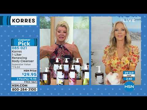 Korres 1 Liter Grecian Gardenia Erneuernde Körperreinigung