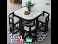 Space saving ideas! Dinner table design ideas