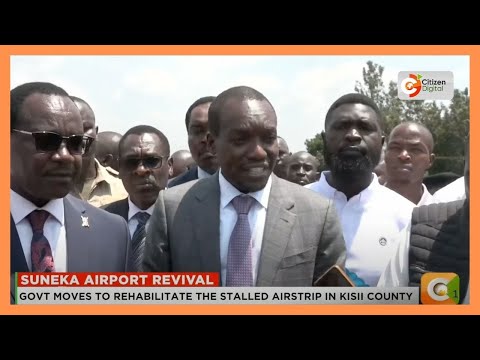 Gov’t embarks on construction of the stalled Suneka Airstrip in Kisii county