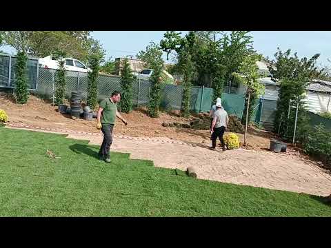 MÜSTAKİL EVİN BAHÇESİNE PEYZAJ İŞİ