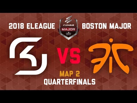 SK vs Fnatic - Quarterfinals Map 2 de_overpass (BO3) - CS:GO ELEAGUE Major Boston 2018