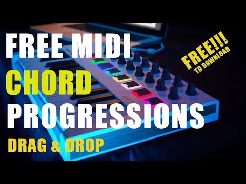 Free Midi Chord Progressions | Drag & Drop | Link below | 2023🔥🔥
