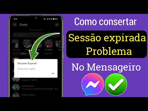 Como corrigir problema de sessão expirada no Messenger 2024