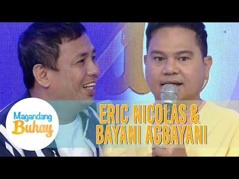 Eric and Bayani talk about their first experience on the Pie channel Magandang Buhay
