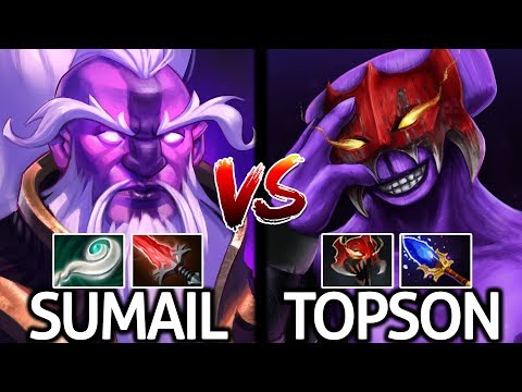 SUMAIL Void Spirit VS TOPSON Faceless Void Epic Mid Battle 7.24 Dota 2