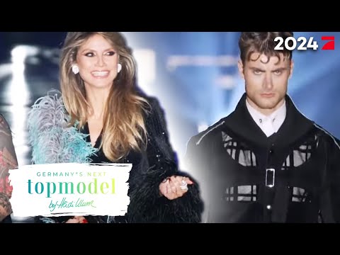 Heidis Männer laufen für Designer Ashton Michael | GNTM 2024 ProSieben