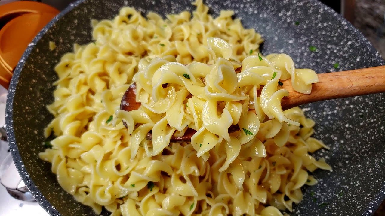 Easy Butter Noodles Recipe Egg Noodles Idea
