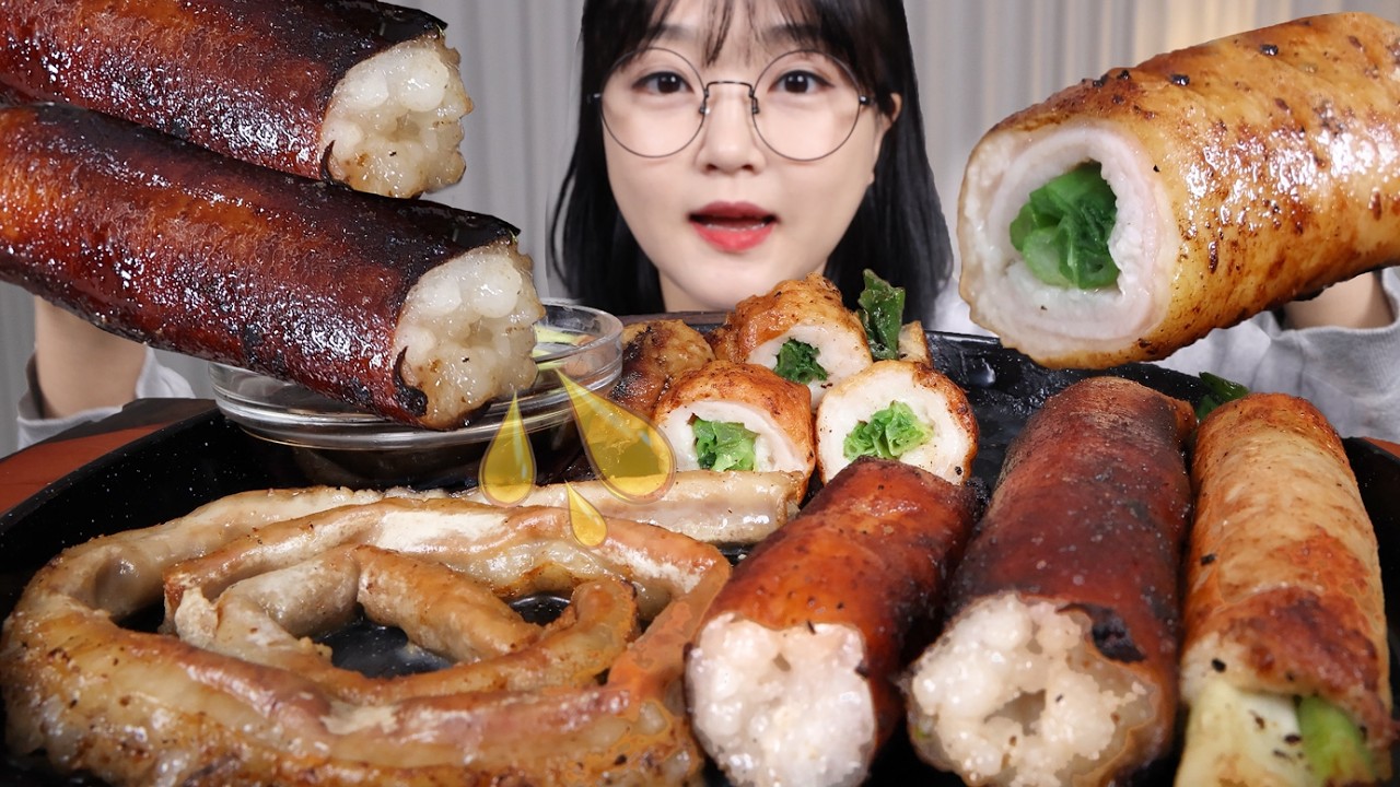 기름값 비싸다더니 대창 기름은 왜 이렇게 많죠💦막창 곱창 대창 먹방 Large Intestine, Beef Small Intestine, Abomas