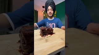 Bread chocolate cake | Day 10 of 15 days bread challenge #shorts #paramaedy