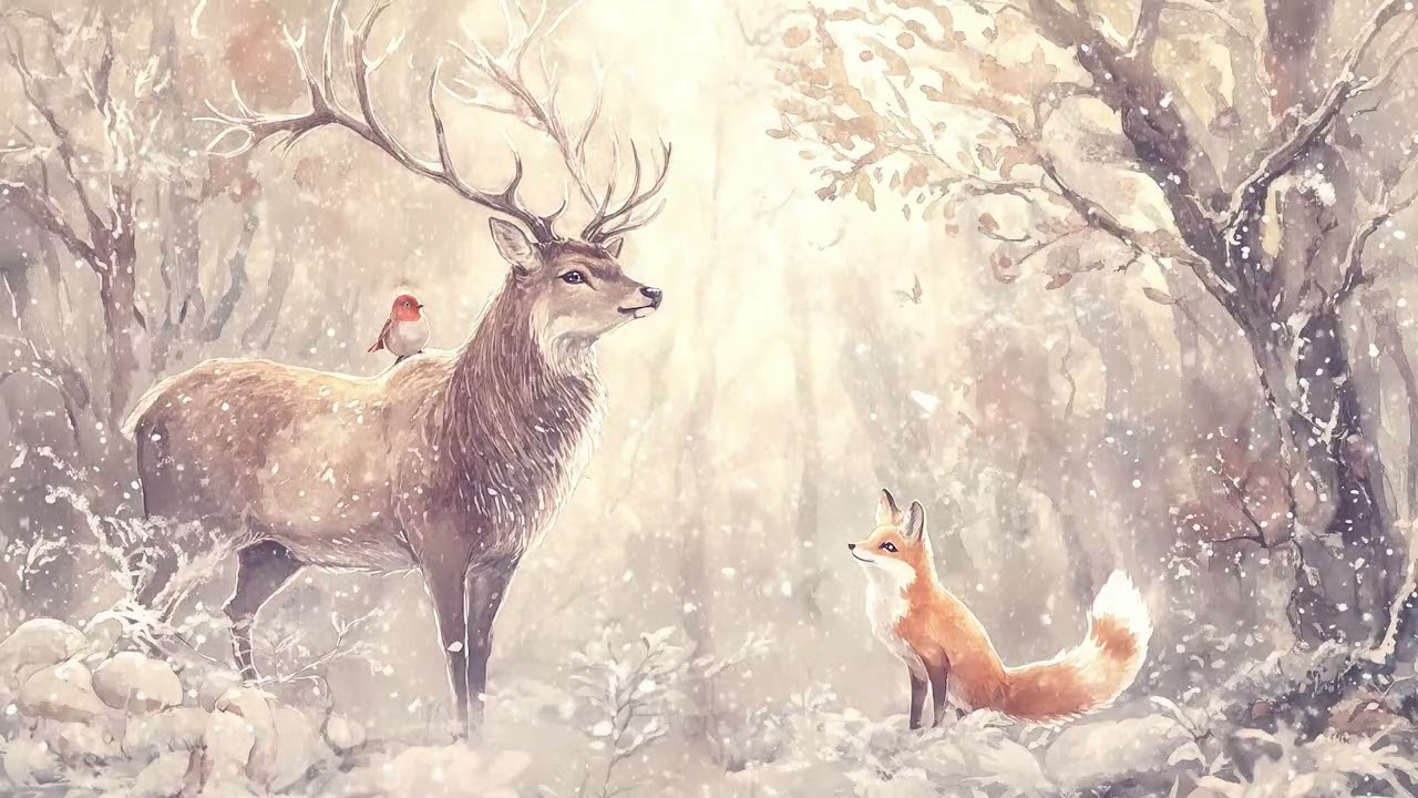 Harmony in the Winter Forest ❄️ Peaceful Celtic Music for Reflection and Relaxation