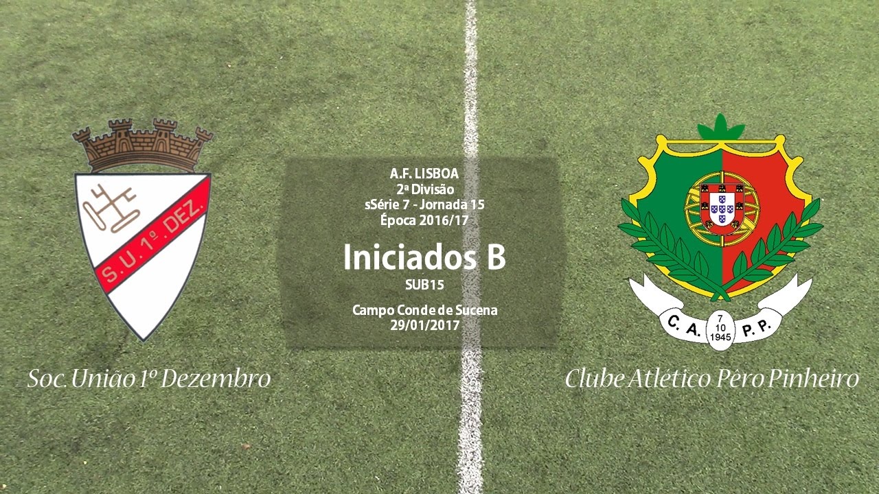 Iniciados B - SU 1º Dezembro x CA Pêro Pinheiro