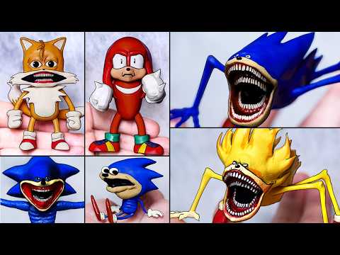 Making Sonic Tapes (Shin Sonic) Sculptures Timelapse Complation 2