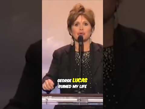 Carrie Fisher HILARIOUSLY Roasts George Lucas 😂😂 #starwars #carriefisher #shortsfeed #fyp #foryou
