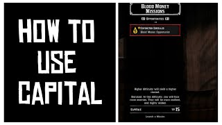 How To Use Capital | Red Dead Online | RDR2