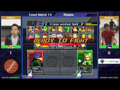 Event Match 14: R2DLiu (Fox) vs Vickram (Falco) - Grand Finals