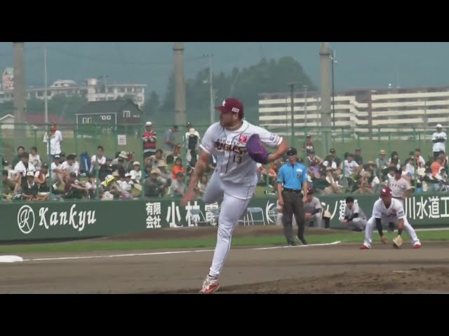 【ファーム】威力抜群のストレート!! イーグルス・ポンセ 5者連続三振と圧巻の投球!!  2024年7月13日 東北楽天ゴールデンイーグルス 対 読売ジャイアンツ