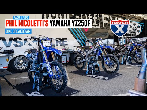 Dissecting Phil Nicoletti's Muc-Off/FXR/ClubMX Yamaha YZ250F | Racer X Films