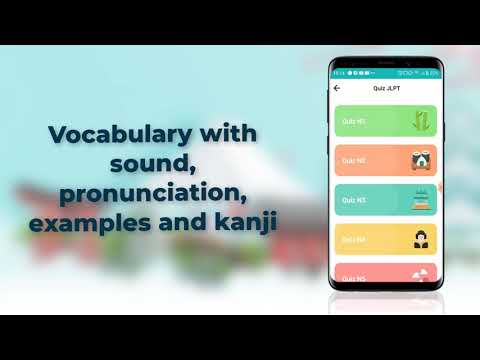 JLPT Learn Japanese Vocabulary Video
