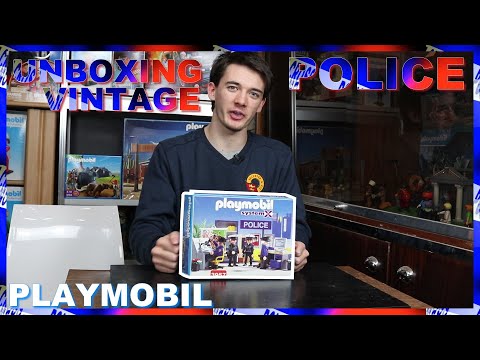 PLAYMOBIL POSTE DE POLICE / BRIGADE REF 3957-A DE 1997 UNBOXING VINTAGE EN FRANCAIS 👮‍♀️👮‍♂️🚨 !