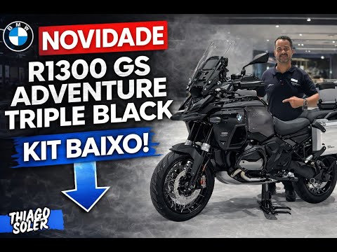 R1300 GS ADVENTURE TRIPLE BLACK!! KIT BAIXO!!