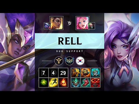 Rell Support vs Seraphine: Rampage - KR Challenger Patch 14.22