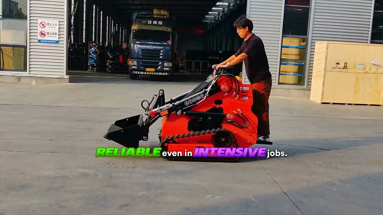 Skid Steer Loader Ripper Attachment — Demolition Demo