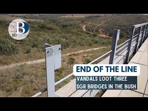 Vandals loot three SGR bridges in the bush