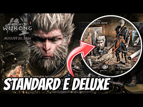 Qual a diferença entre a Edição STANDARD e DELUXE de BLACK MYTH WUKONG?